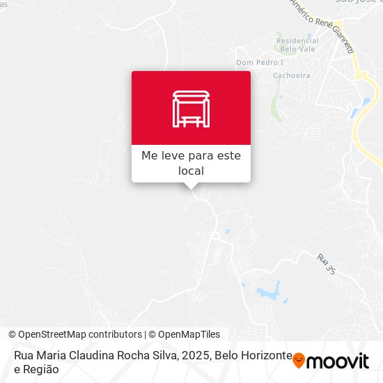 Rua Maria Claudina Rocha Silva, 2025 mapa