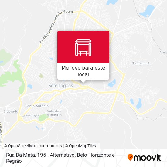 Rua Da Mata, 195 | Alternativo mapa