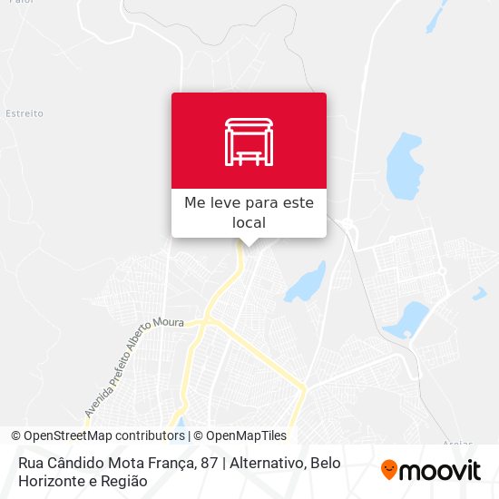 Rua Cândido Mota França, 87 | Alternativo mapa