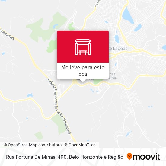 Rua Fortuna De Minas, 490 mapa
