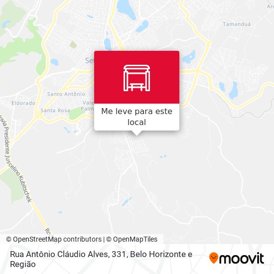 Rua Antônio Cláudio Alves, 331 mapa