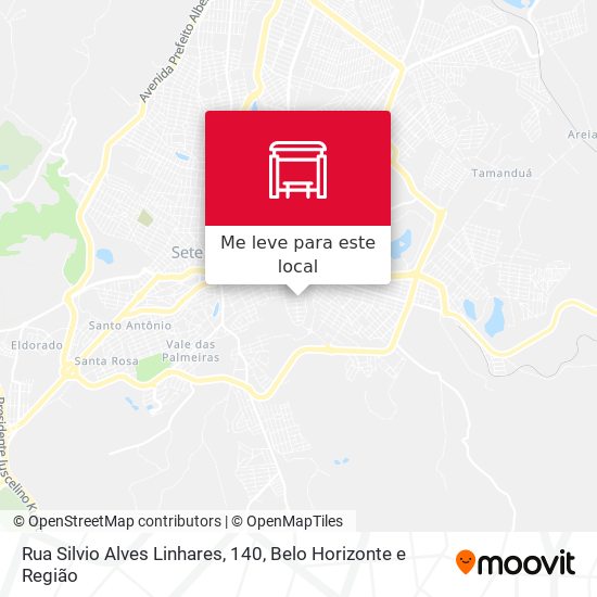 Rua Silvio Alves Linhares, 140 mapa