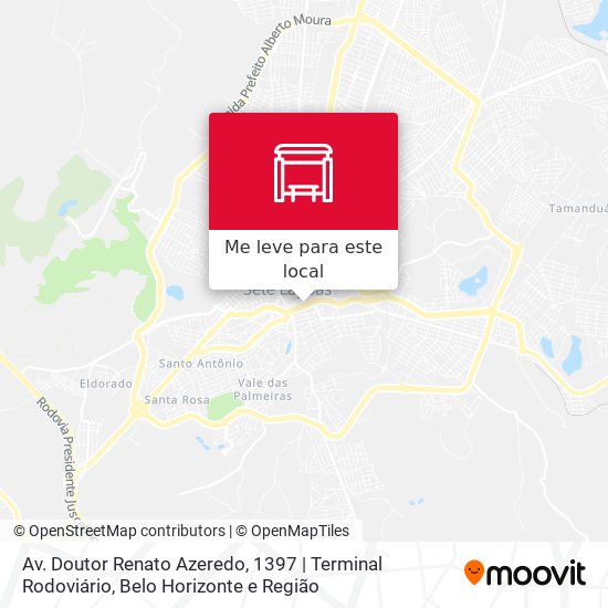 Av. Doutor Renato Azeredo, 1397 | Terminal Rodoviário mapa
