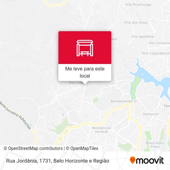 Rua Jordânia, 1731 mapa