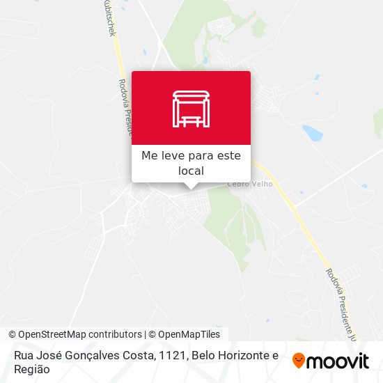 Rua José Gonçalves Costa, 1121 mapa