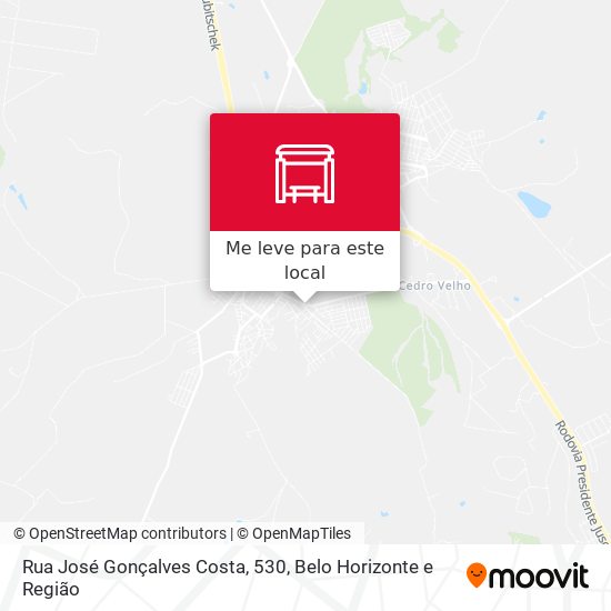 Rua José Gonçalves Costa, 530 mapa