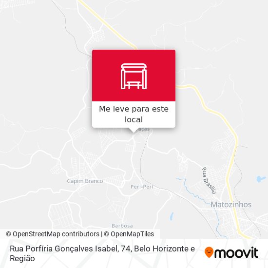 Rua Porfíria Gonçalves Isabel, 74 mapa