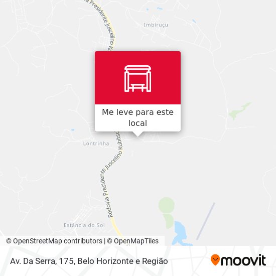 Av. Da Serra, 175 mapa