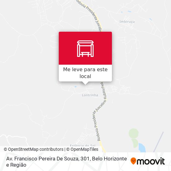 Av. Francisco Pereira De Souza, 301 mapa
