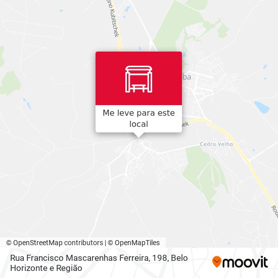 Rua Francisco Mascarenhas Ferreira, 198 mapa