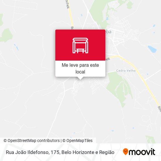 Rua João Ildefonso, 175 mapa