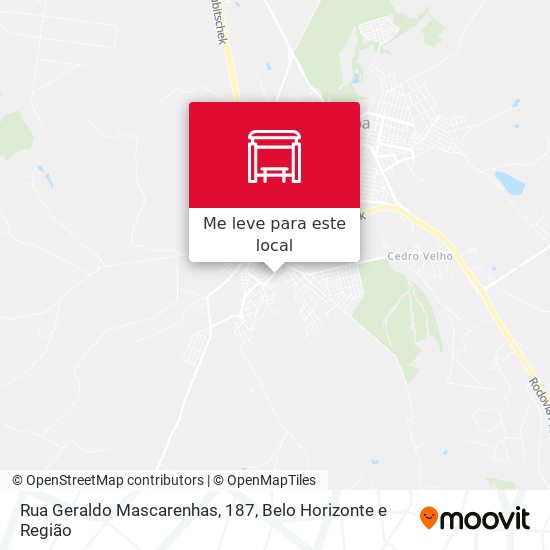 Rua Geraldo Mascarenhas, 187 mapa