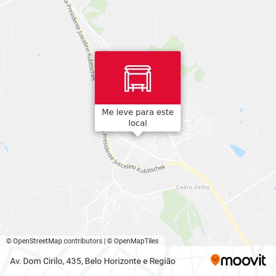 Av. Dom Cirilo, 435 mapa