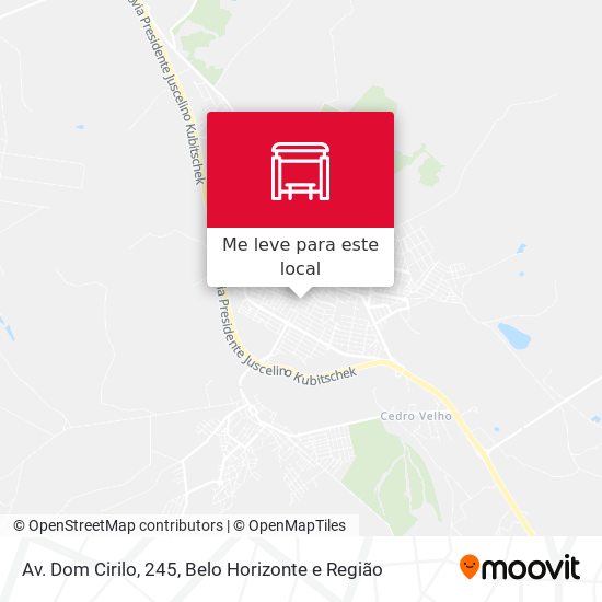 Av. Dom Cirilo, 245 mapa