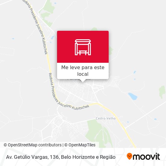 Av. Getúlio Vargas, 136 mapa