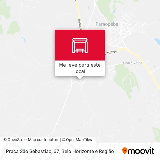 Praça São Sebastião, 67 mapa