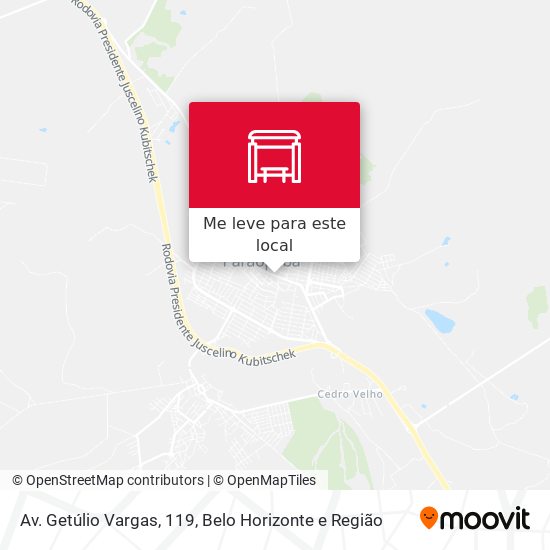 Av. Getúlio Vargas, 119 mapa