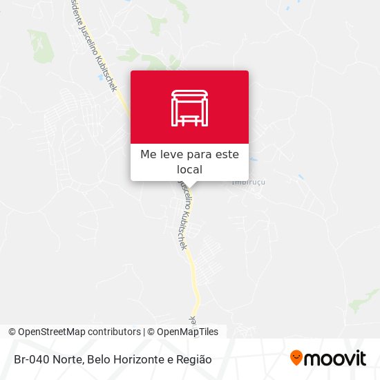 Br-040 Norte mapa
