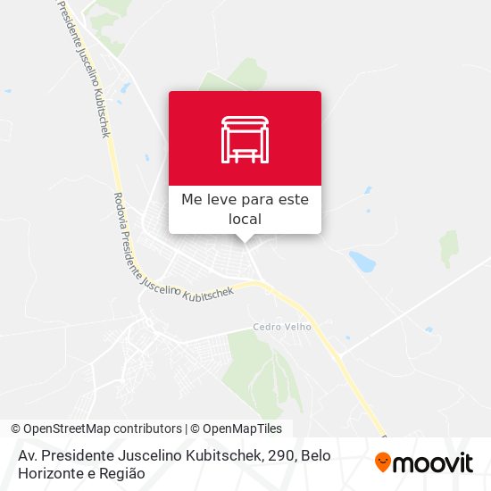 Av. Presidente Juscelino Kubitschek, 290 mapa
