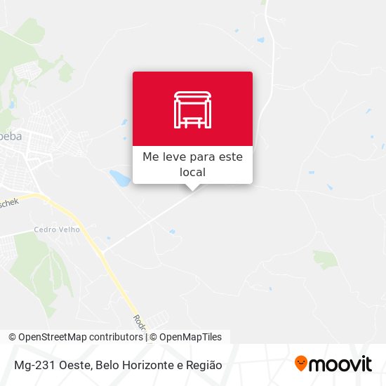 Mg-231 Oeste mapa