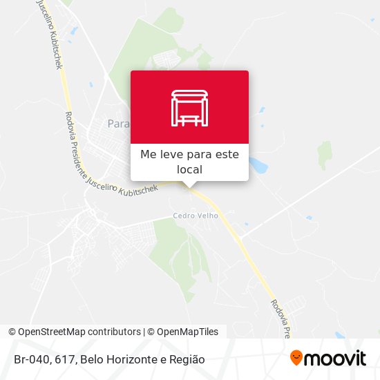 Br-040, 617 mapa