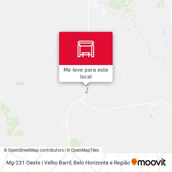 Mg-231 Oeste | Velho Barril mapa