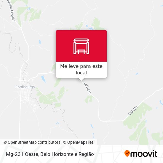 Mg-231 Oeste mapa