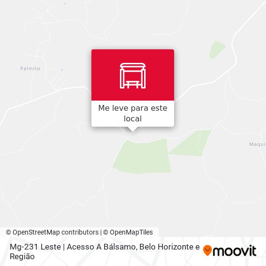 Mg-231 Leste | Acesso A Bálsamo mapa
