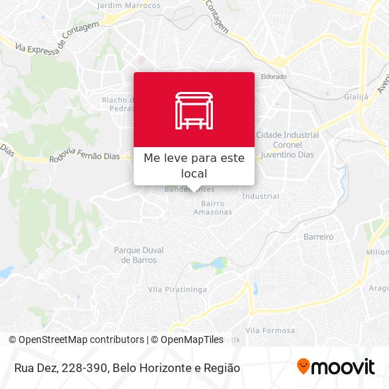Rua Dez, 228-390 mapa