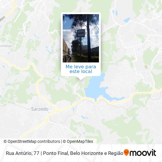 Rua Antúrio, 77 | Ponto Final mapa