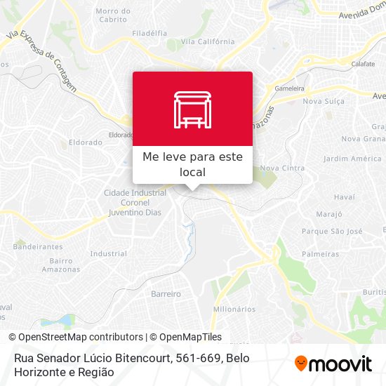 Rua Senador Lúcio Bitencourt, 561-669 mapa