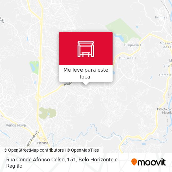 Rua Condé Afonso Célso, 151 mapa