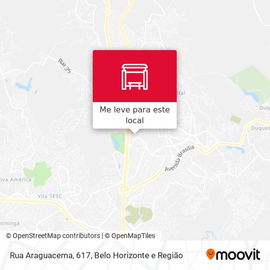 Rua Araguacema, 617 mapa