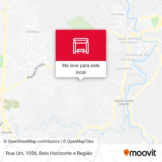 Rua Um, 1056 mapa