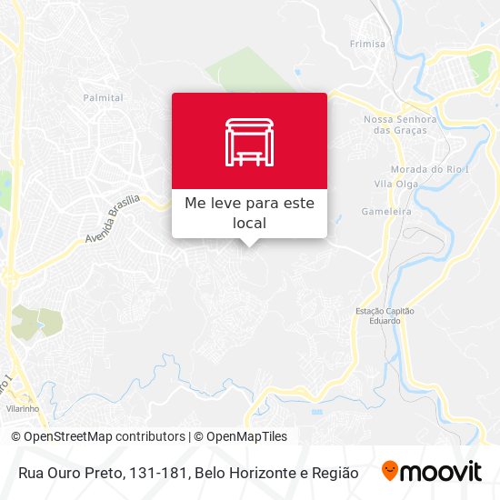 Rua Ouro Preto, 131-181 mapa