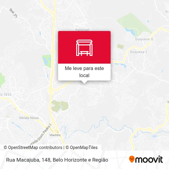 Rua Macajuba, 148 mapa