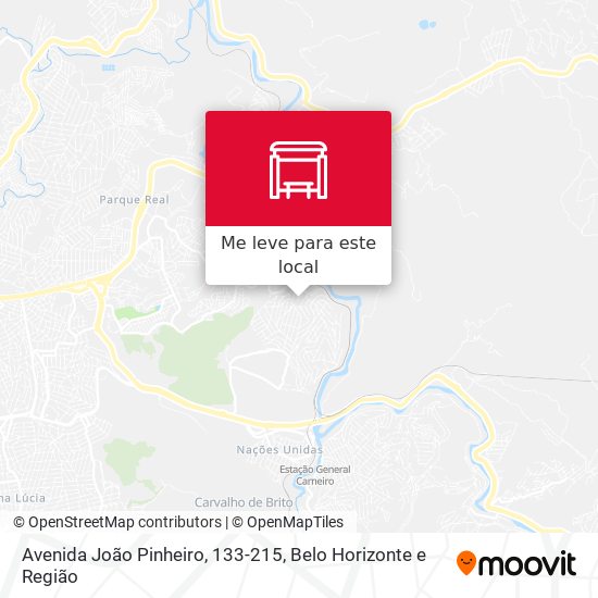 Avenida João Pinheiro, 133-215 mapa