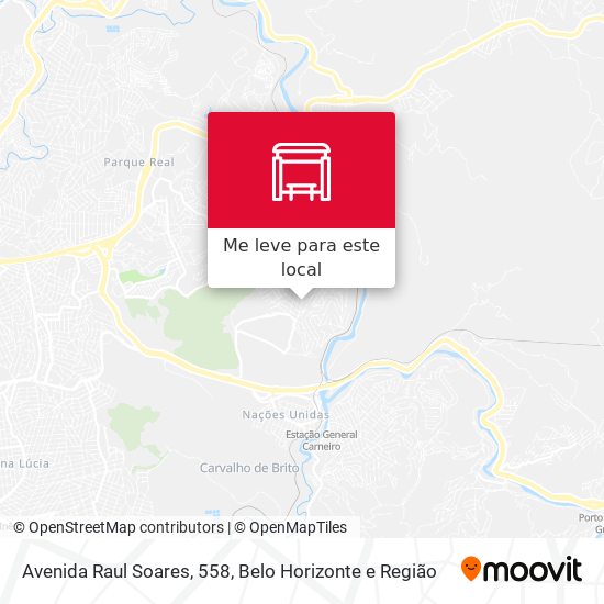 Avenida Raul Soares, 558 mapa
