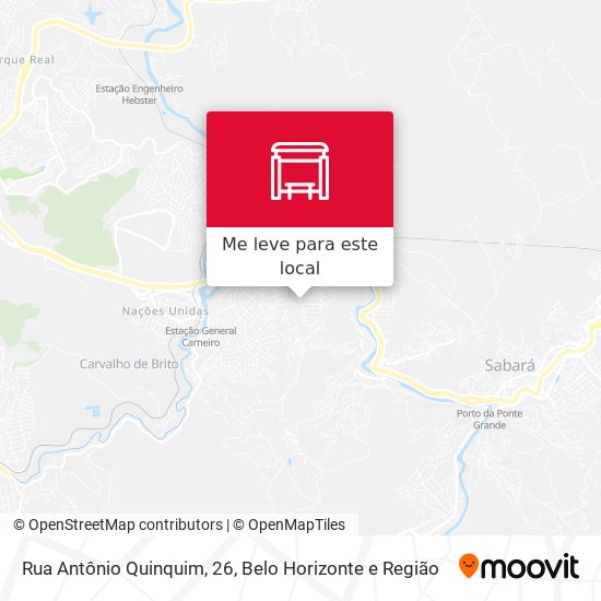 Rua Antônio Quinquim, 26 mapa