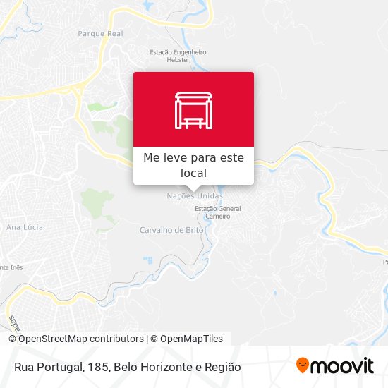 Rua Portugal, 185 mapa