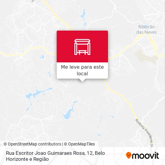 Rua Escritor Joao Guimaraes Rosa, 12 mapa