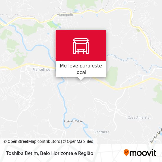 Toshiba Betim mapa