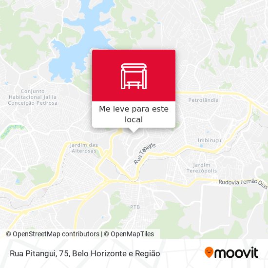 Rua Pitangui, 75 mapa