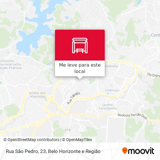 Rua São Pedro, 23 mapa