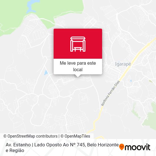 Av. Estanho | Lado Oposto Ao Nº 745 mapa