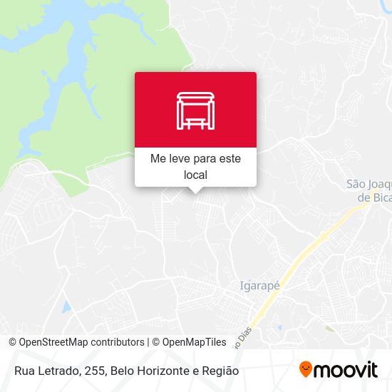 Rua Letrado, 255 mapa