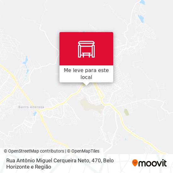 Rua Antônio Miguel Cerqueira Neto, 470 mapa