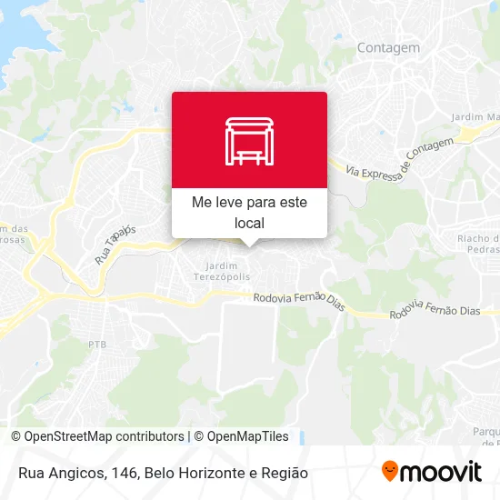 Rua Angicos, 146 mapa