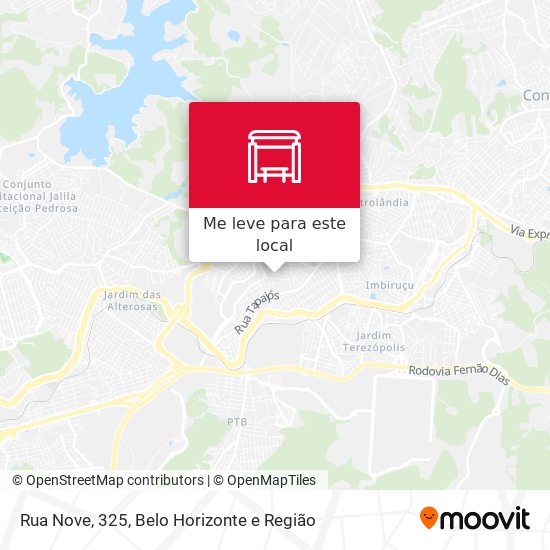 Rua Nove, 325 mapa