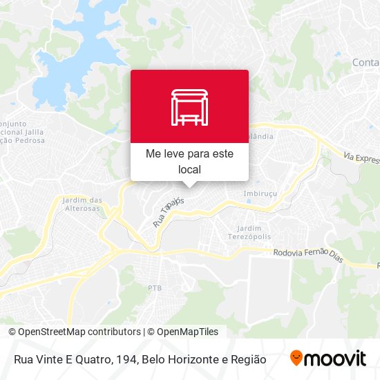 Rua Vinte E Quatro, 194 mapa